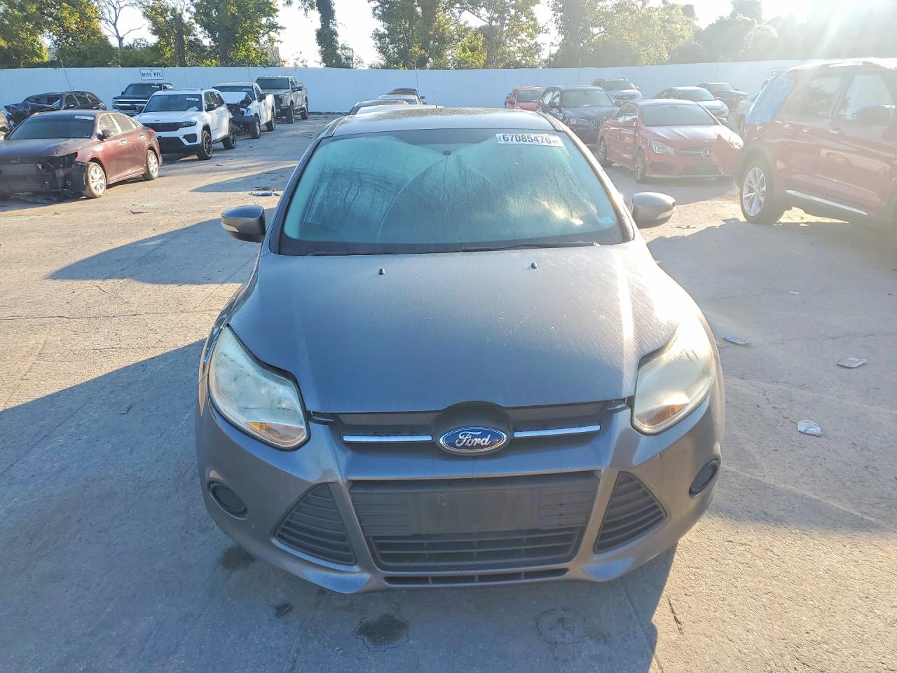 2014 Ford Focus Se Silver vin: 1FADP3F23EL121964