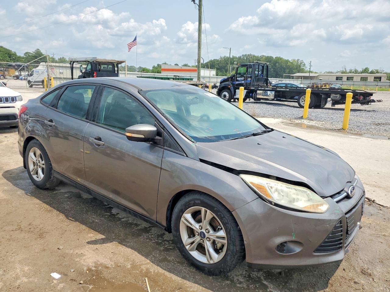 2014 Ford Focus Se Серый vin: 1FADP3F23EL134794