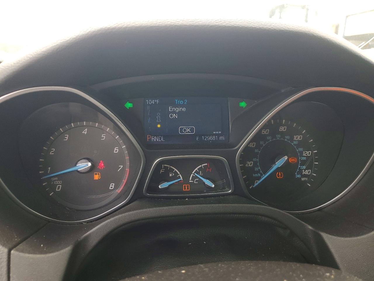 2014 Ford Focus Se Серый vin: 1FADP3F23EL134794