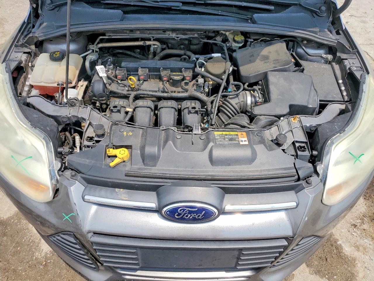 2014 Ford Focus Se Серый vin: 1FADP3F23EL134794