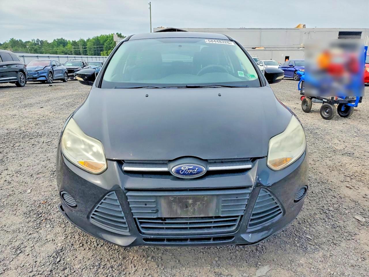 2014 Ford Focus Se Black vin: 1FADP3F23EL135816