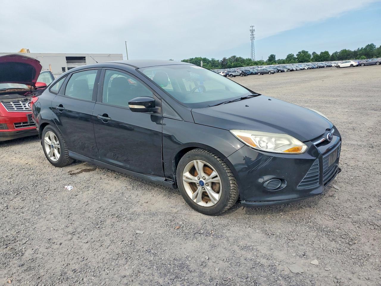 2014 Ford Focus Se Black vin: 1FADP3F23EL135816