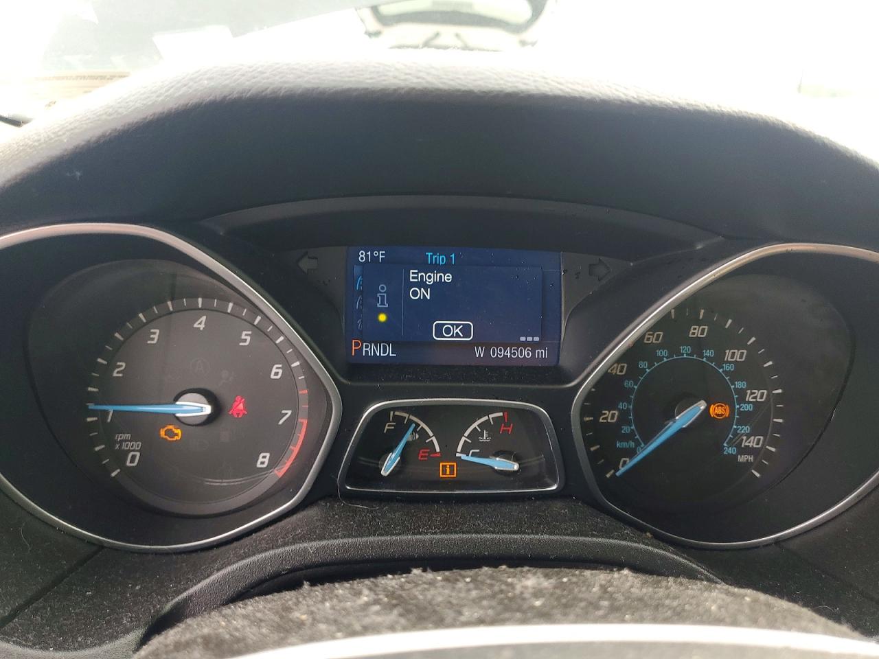 2014 Ford Focus Se Black vin: 1FADP3F23EL135816