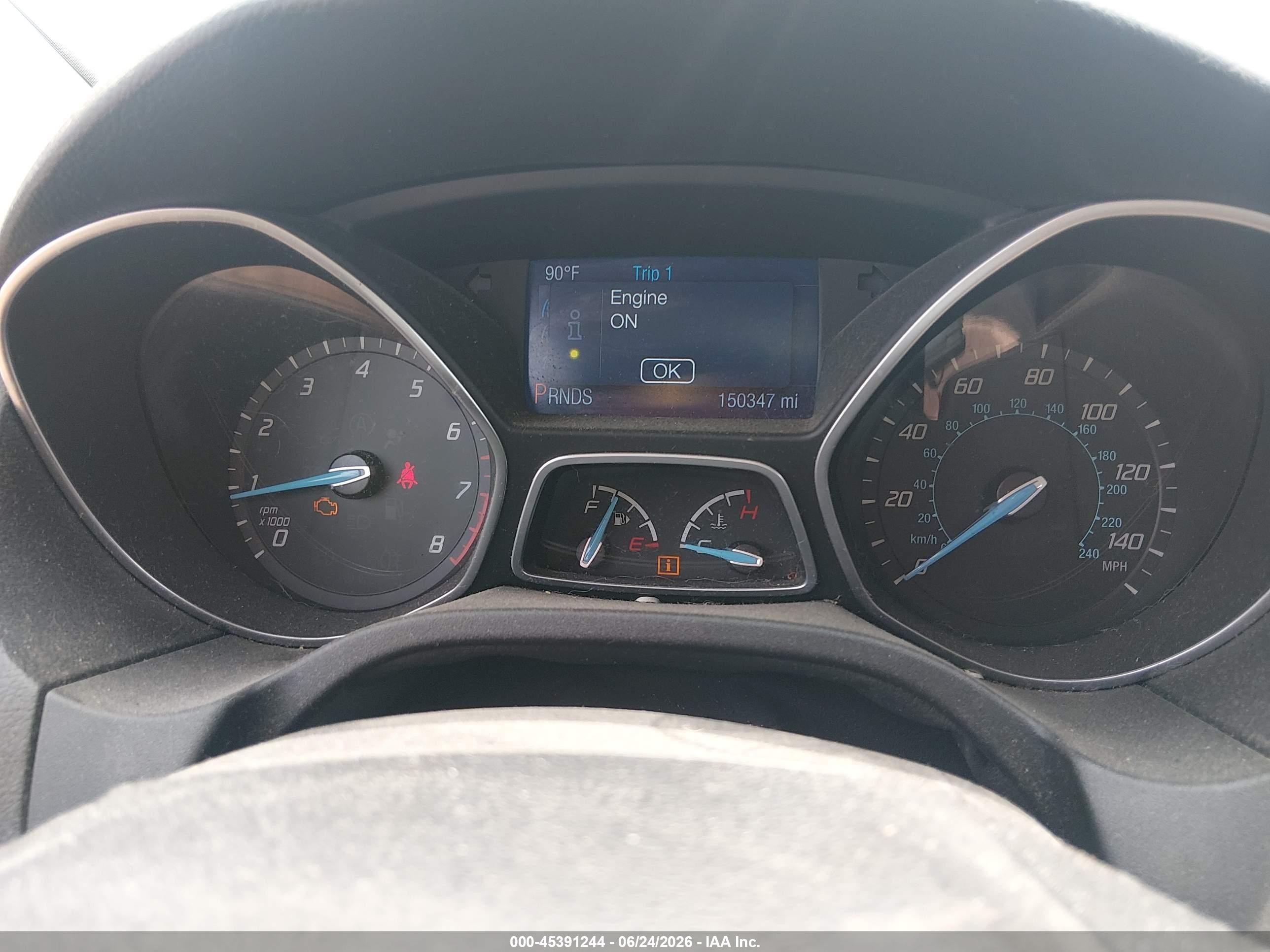 2014 Ford Focus Se Black vin: 1FADP3F23EL151398