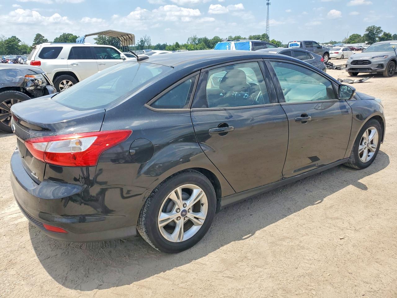 2014 Ford Focus Se Black vin: 1FADP3F23EL163762