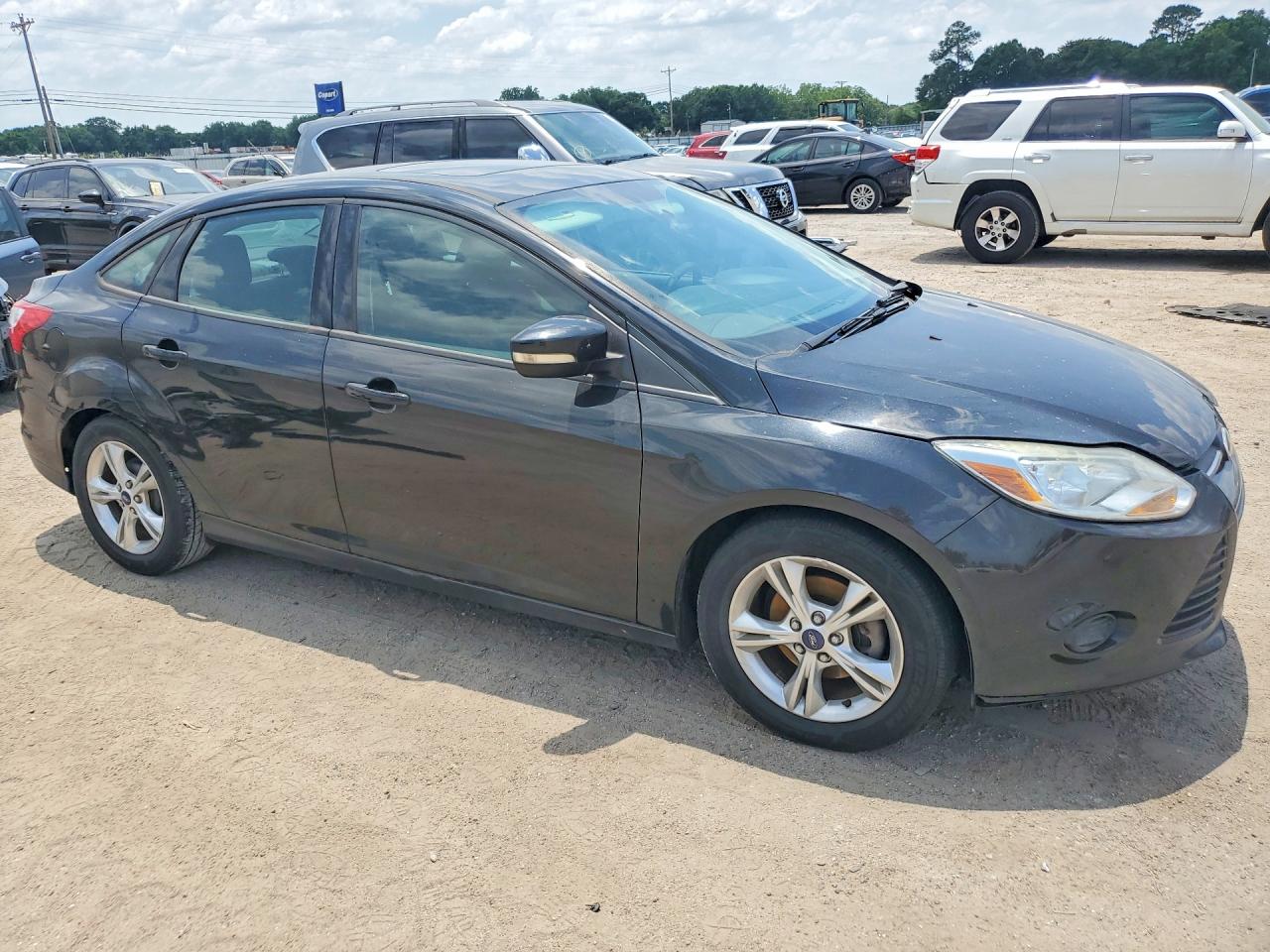 2014 Ford Focus Se Black vin: 1FADP3F23EL163762