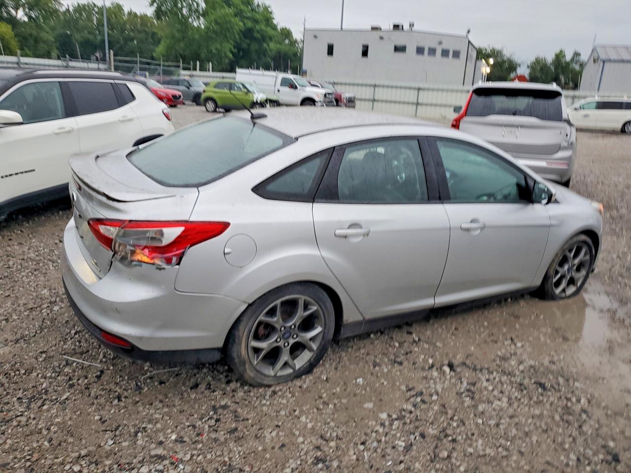 2014 Ford Focus Se Silver vin: 1FADP3F23EL166760