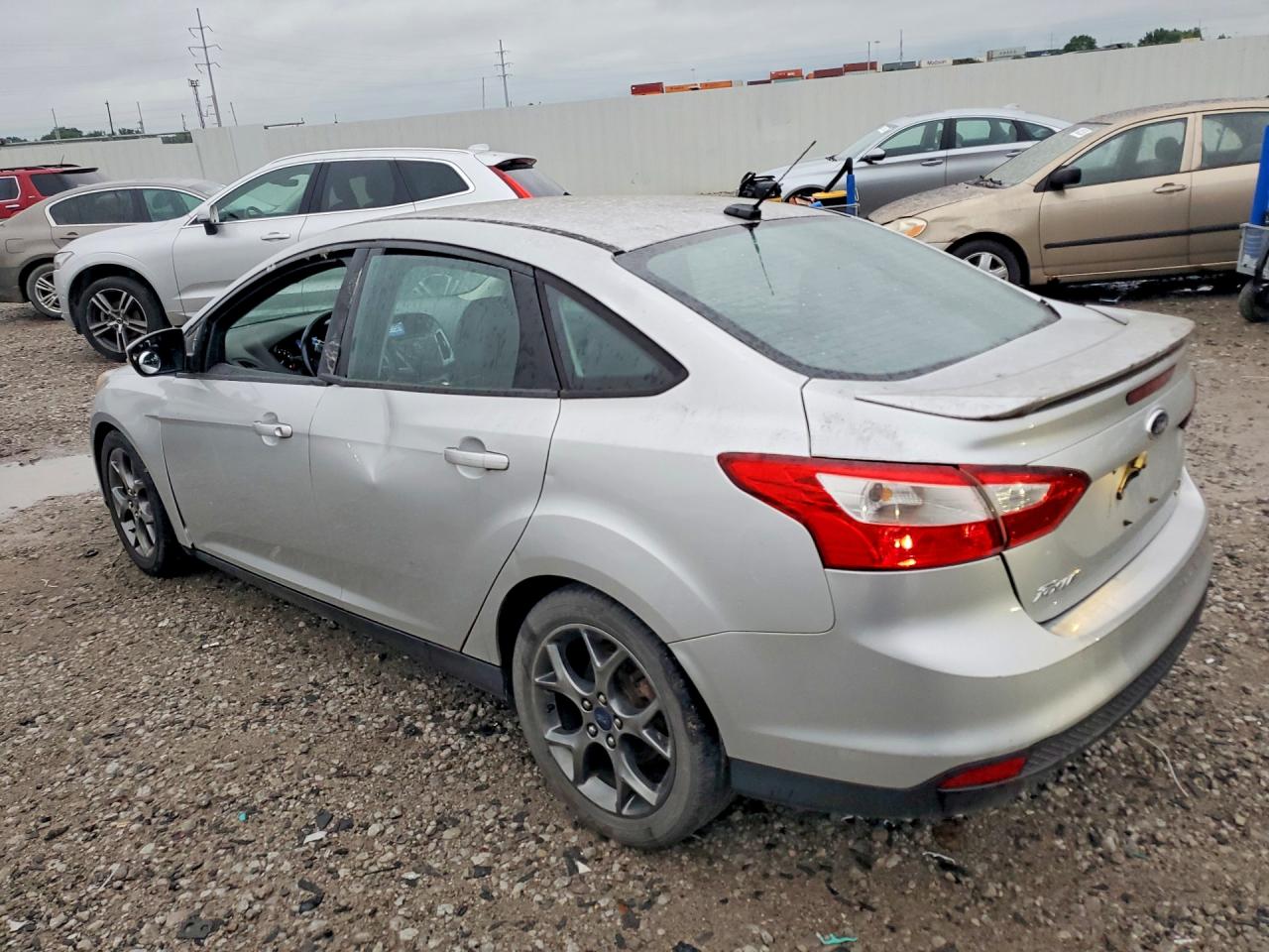 2014 Ford Focus Se Silver vin: 1FADP3F23EL166760