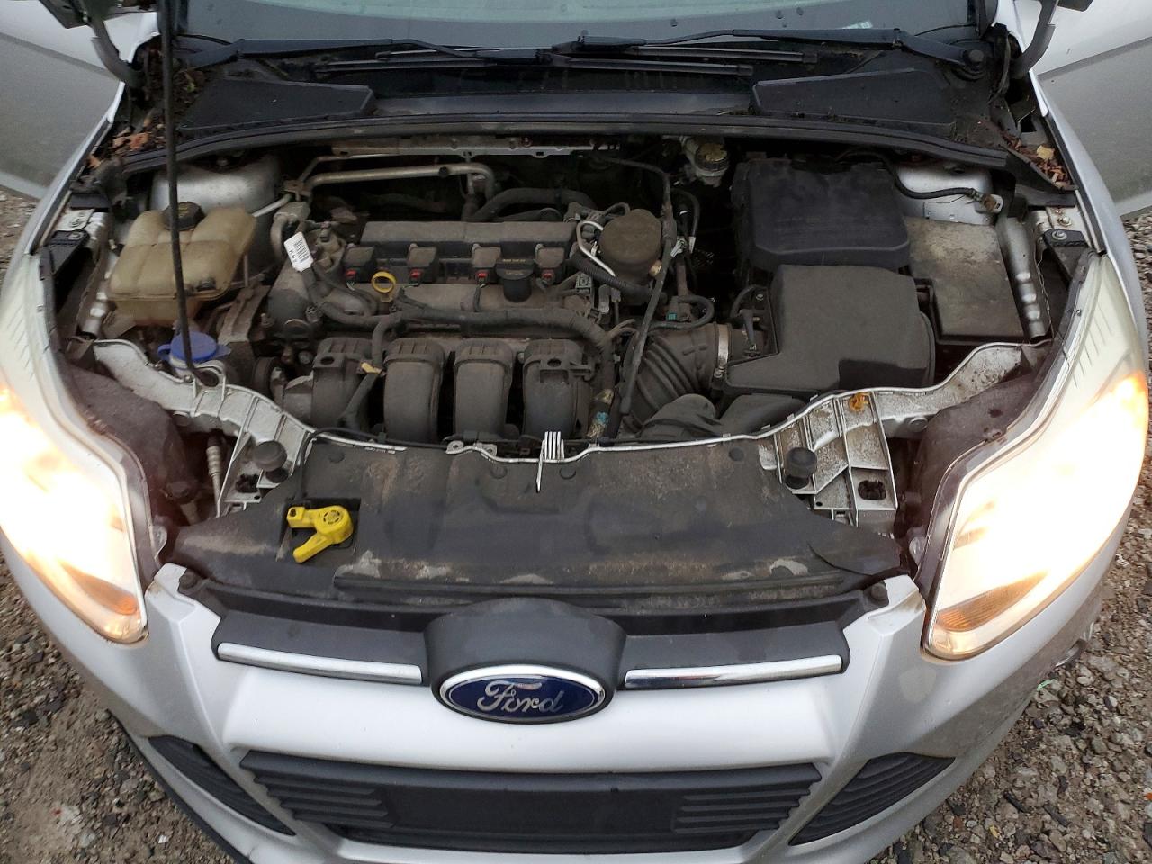 2014 Ford Focus Se Silver vin: 1FADP3F23EL166760