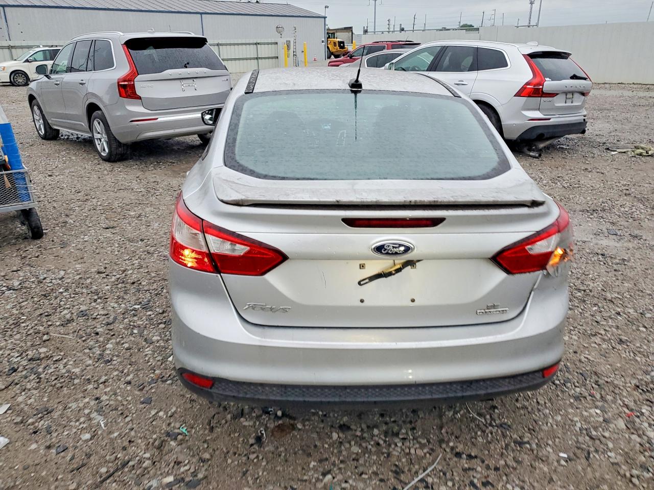 2014 Ford Focus Se Silver vin: 1FADP3F23EL166760
