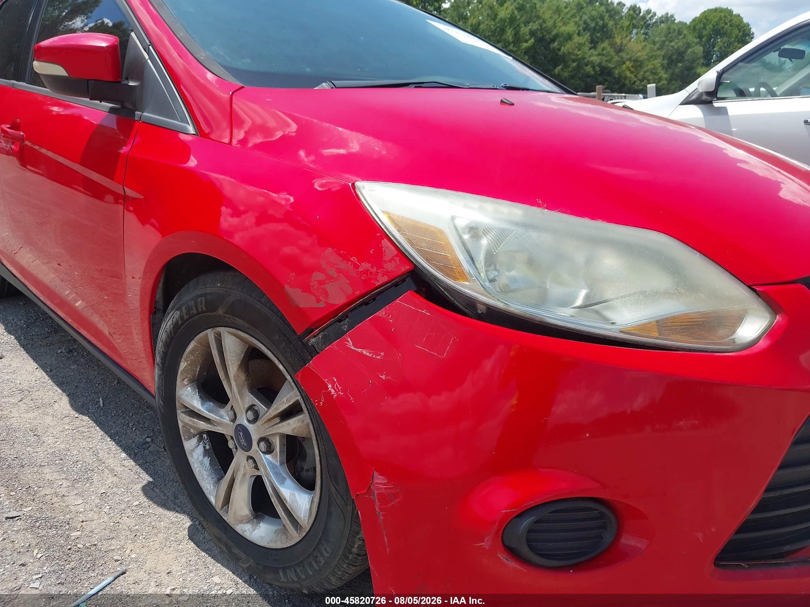 2014 Ford Focus Se Red vin: 1FADP3F23EL172218