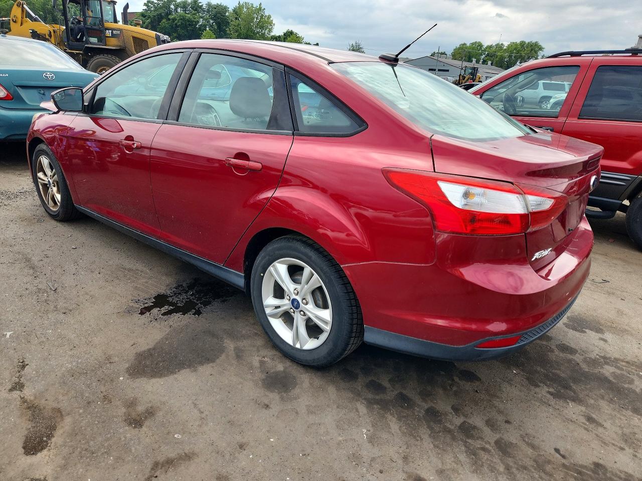 2014 Ford Focus Se Burgundy vin: 1FADP3F23EL178200