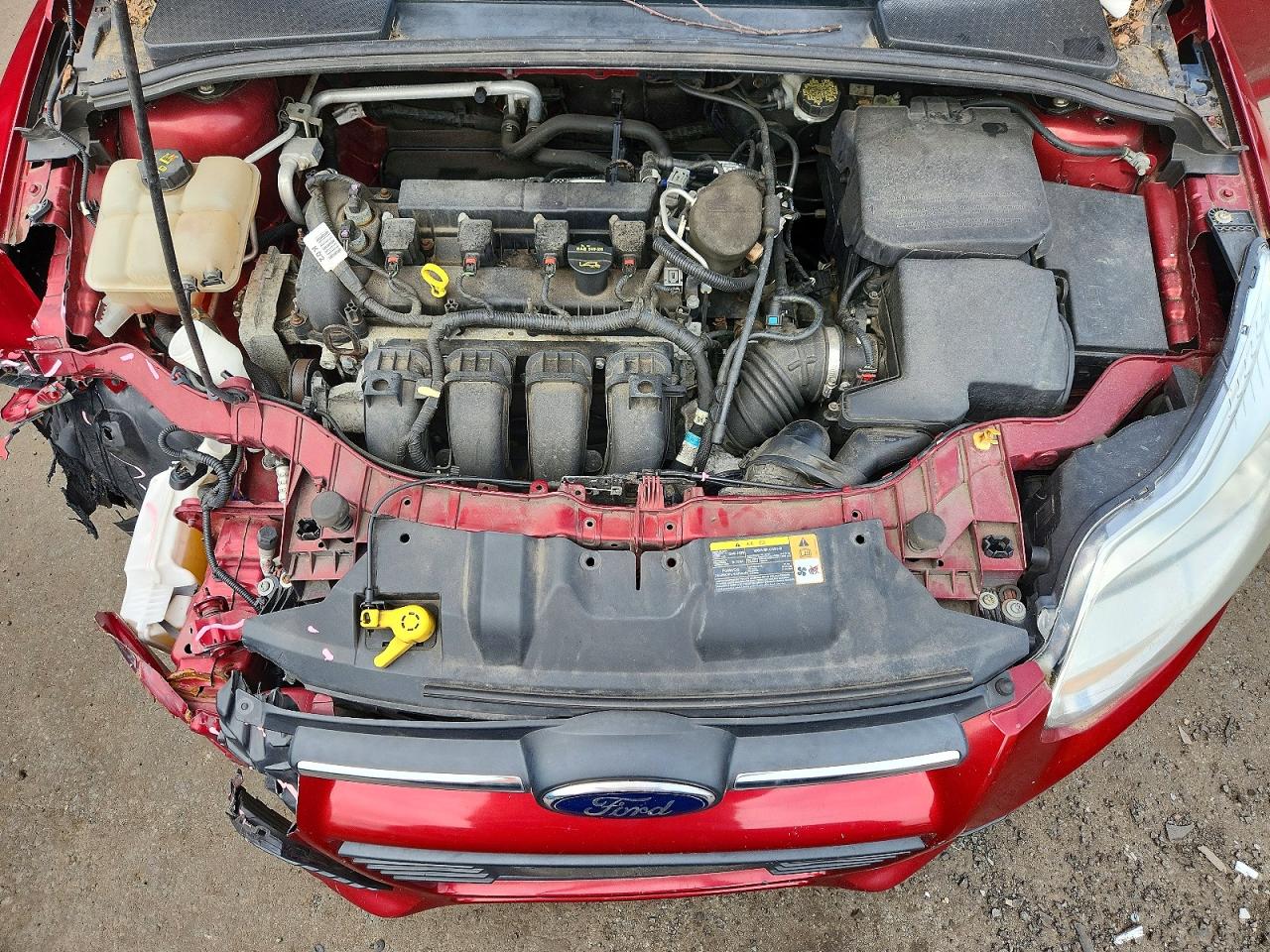 2014 Ford Focus Se Burgundy vin: 1FADP3F23EL178200