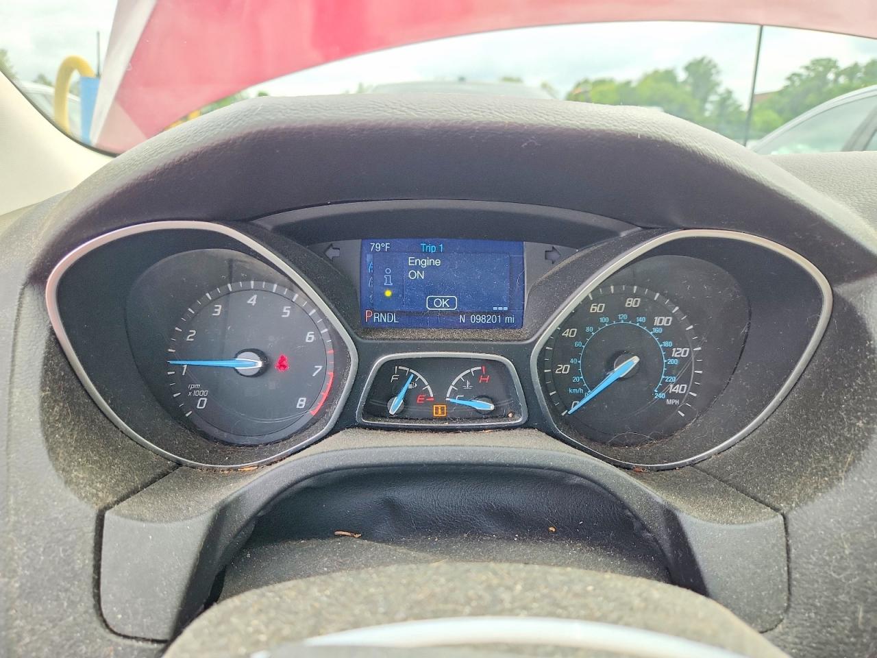 2014 Ford Focus Se Burgundy vin: 1FADP3F23EL178200