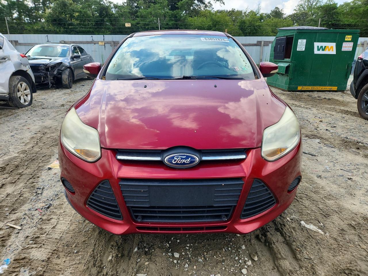 2014 Ford Focus Se Red vin: 1FADP3F23EL189245