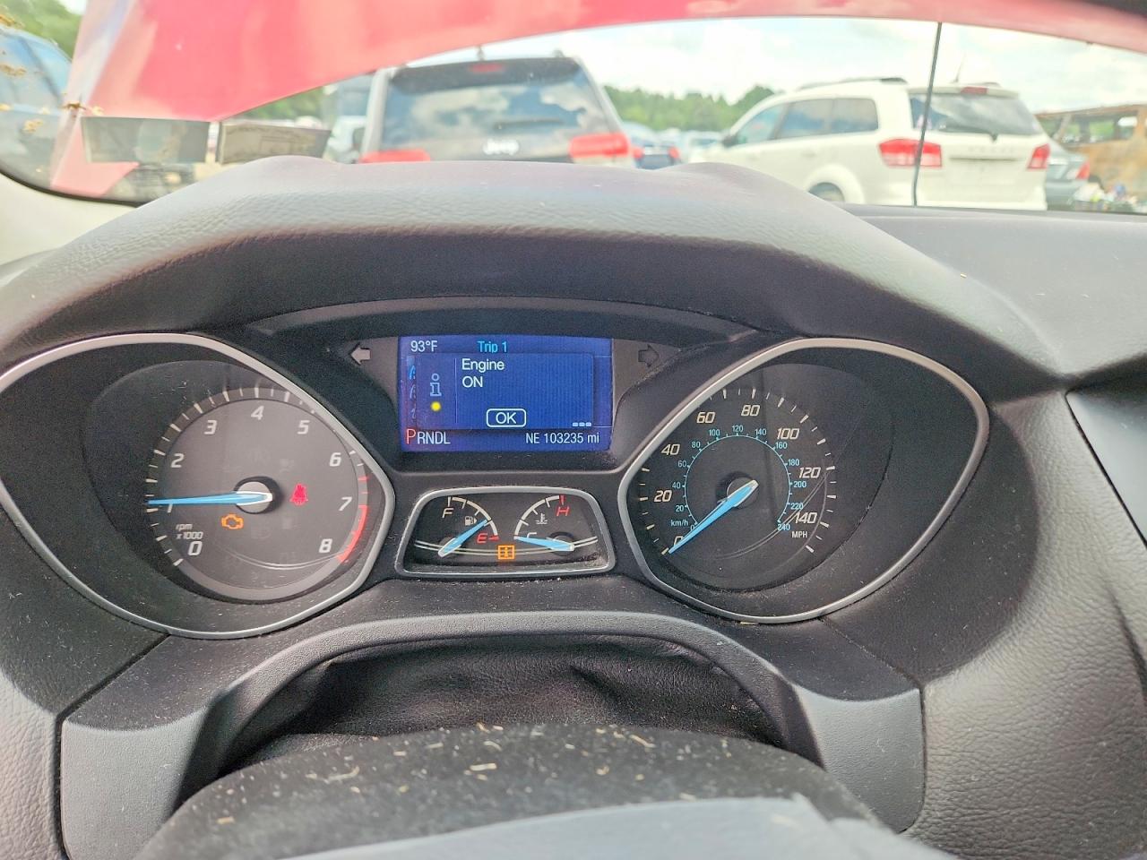 2014 Ford Focus Se Red vin: 1FADP3F23EL189245