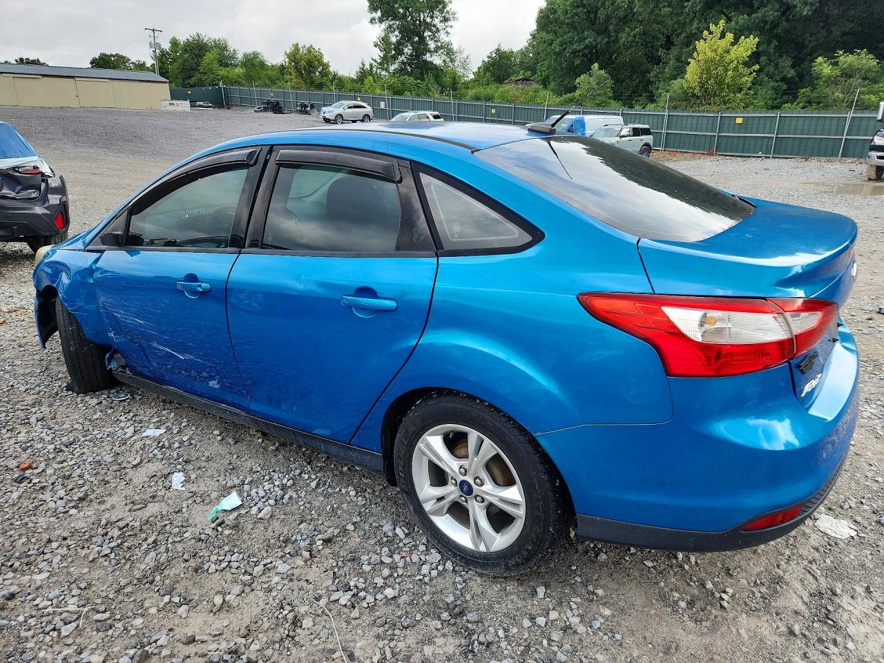 2014 Ford Focus Se Blue vin: 1FADP3F23EL189858