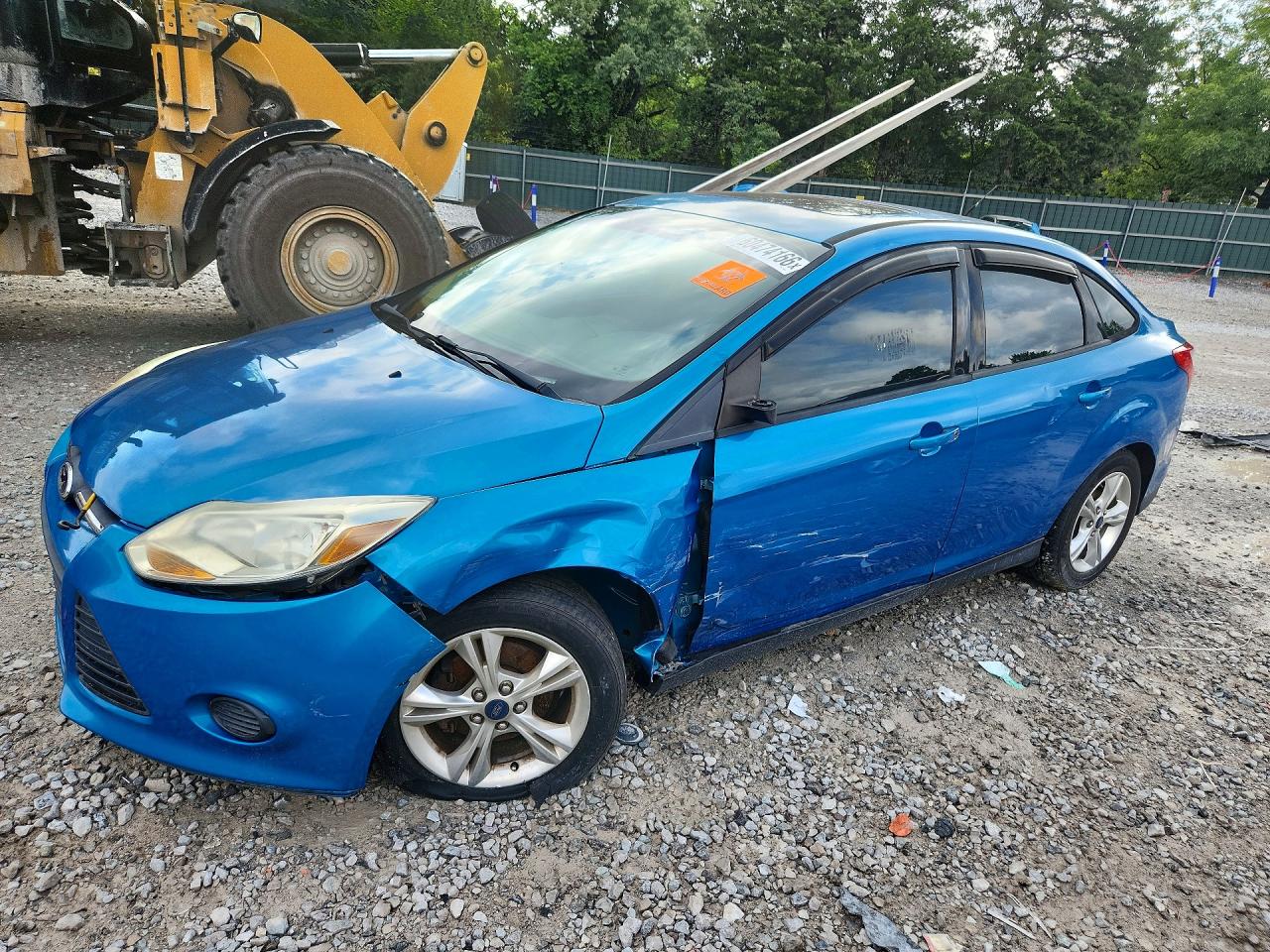 2014 Ford Focus Se Blue vin: 1FADP3F23EL189858