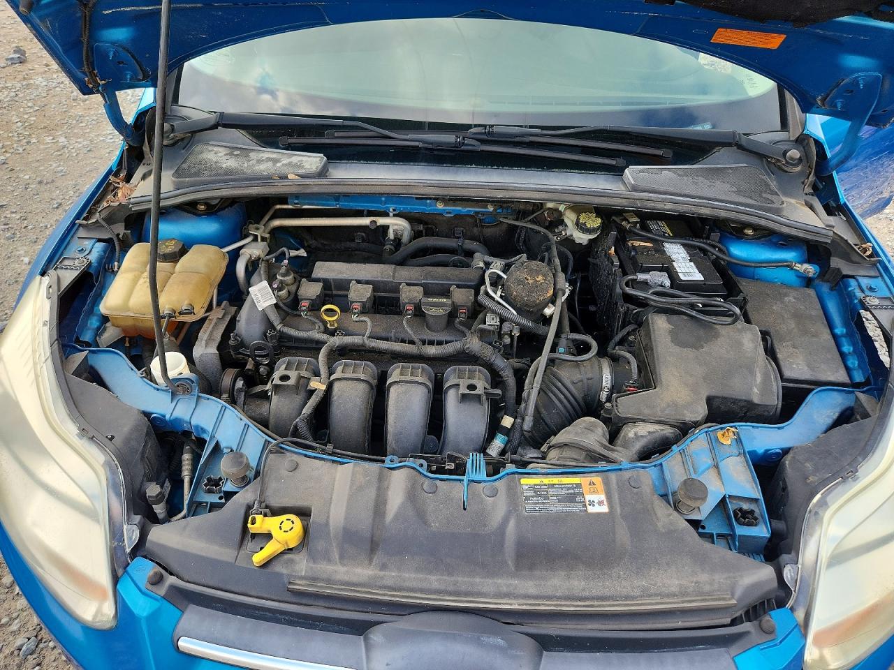 2014 Ford Focus Se Blue vin: 1FADP3F23EL189858
