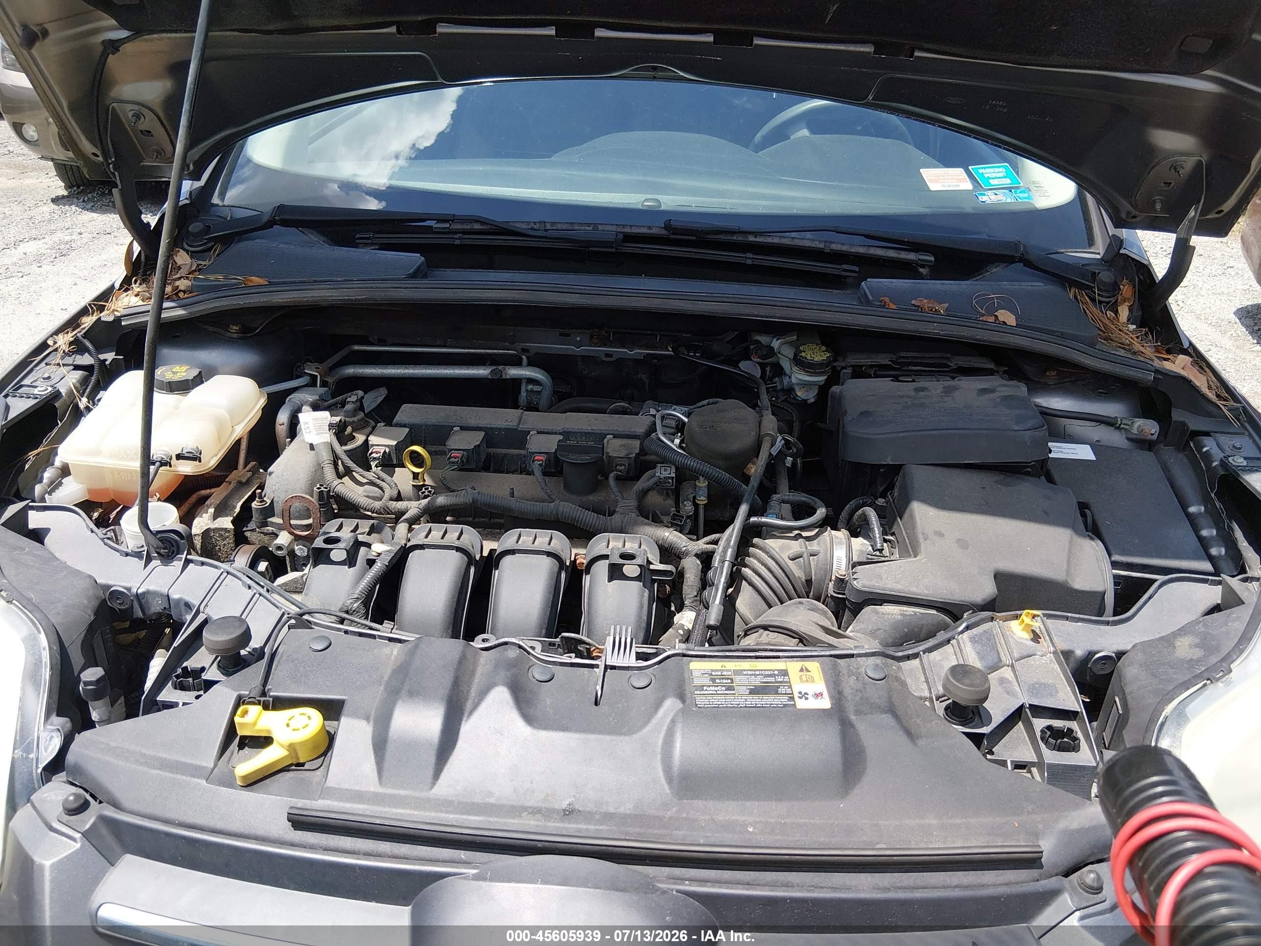 2014 Ford Focus Se Gray vin: 1FADP3F23EL193750
