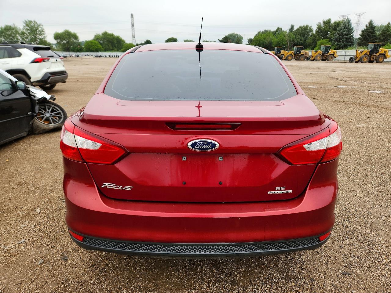 2014 Ford Focus Se Red vin: 1FADP3F23EL205041