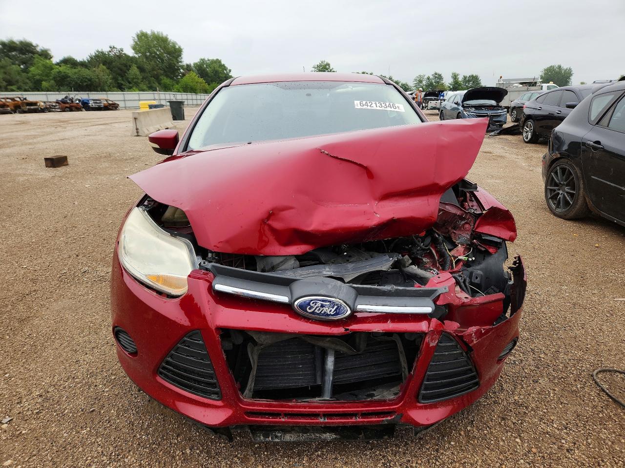 2014 Ford Focus Se Red vin: 1FADP3F23EL205041