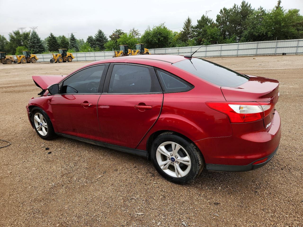 2014 Ford Focus Se Red vin: 1FADP3F23EL205041