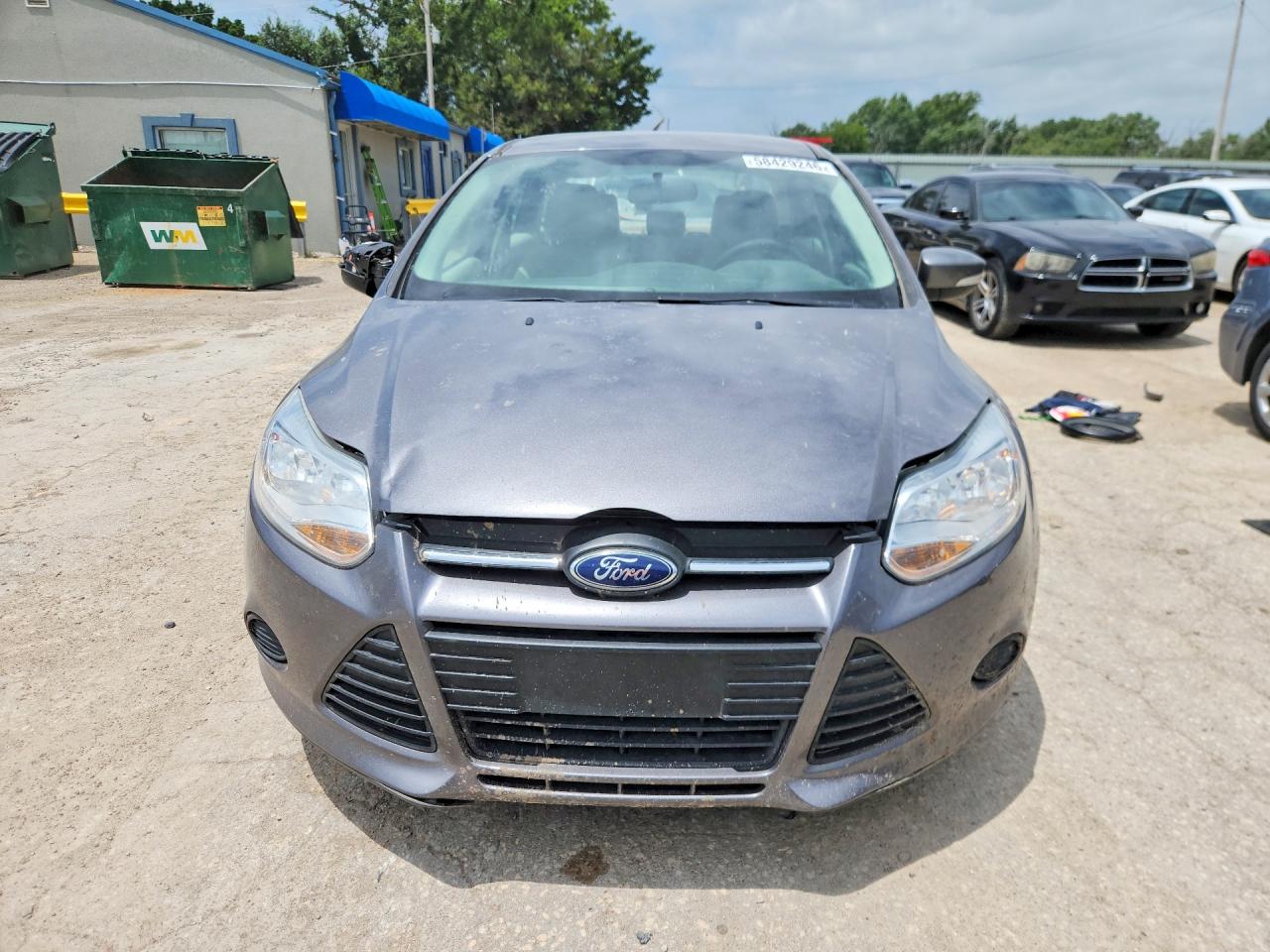 2014 Ford Focus Se Gray vin: 1FADP3F23EL218646