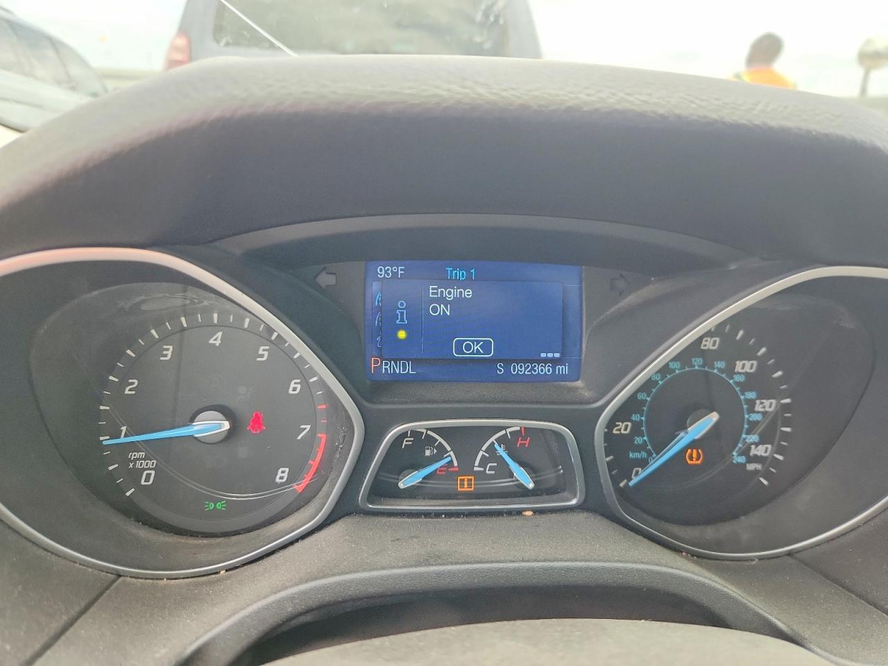 2014 Ford Focus Se Gray vin: 1FADP3F23EL218646
