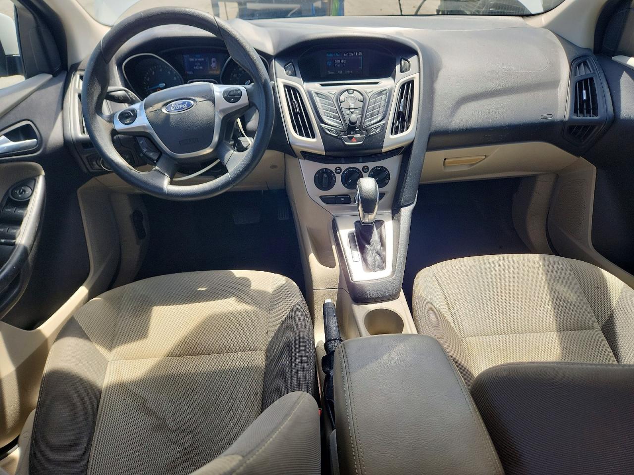 2014 Ford Focus Se White vin: 1FADP3F23EL227198