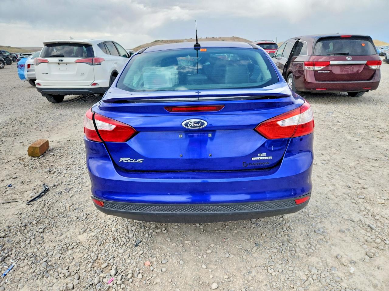 2014 Ford Focus Se Blue vin: 1FADP3F23EL234457