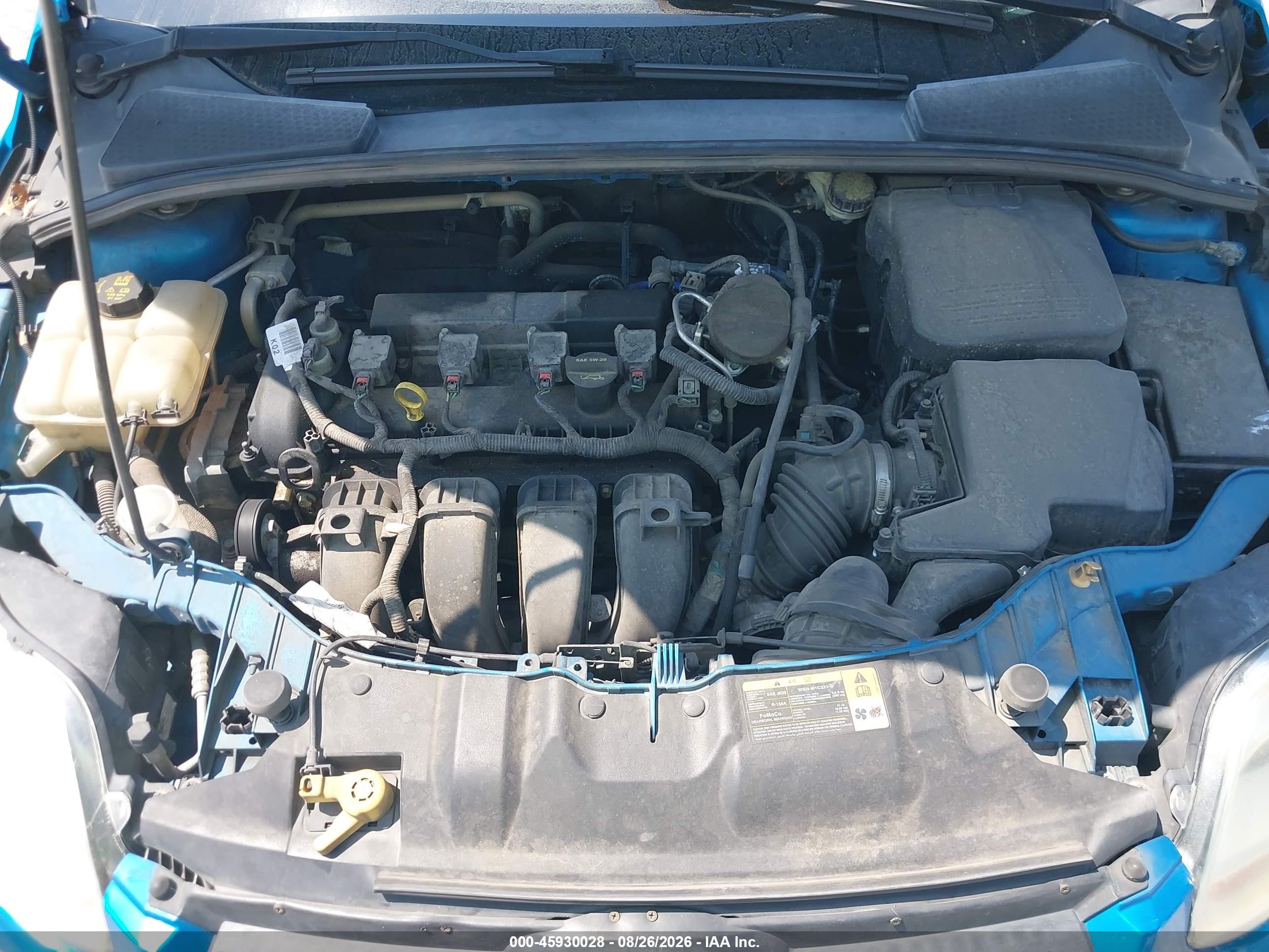 2014 Ford Focus Se Синий vin: 1FADP3F23EL246527