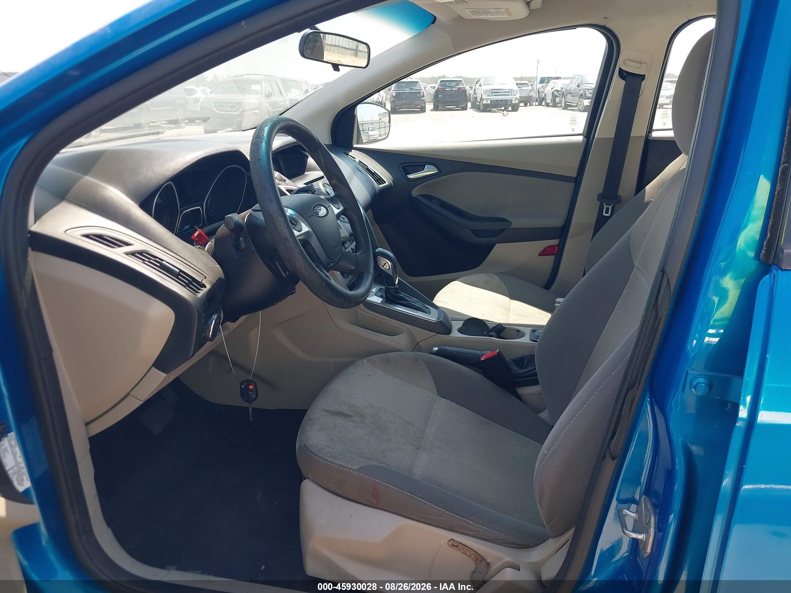 2014 Ford Focus Se Синий vin: 1FADP3F23EL246527