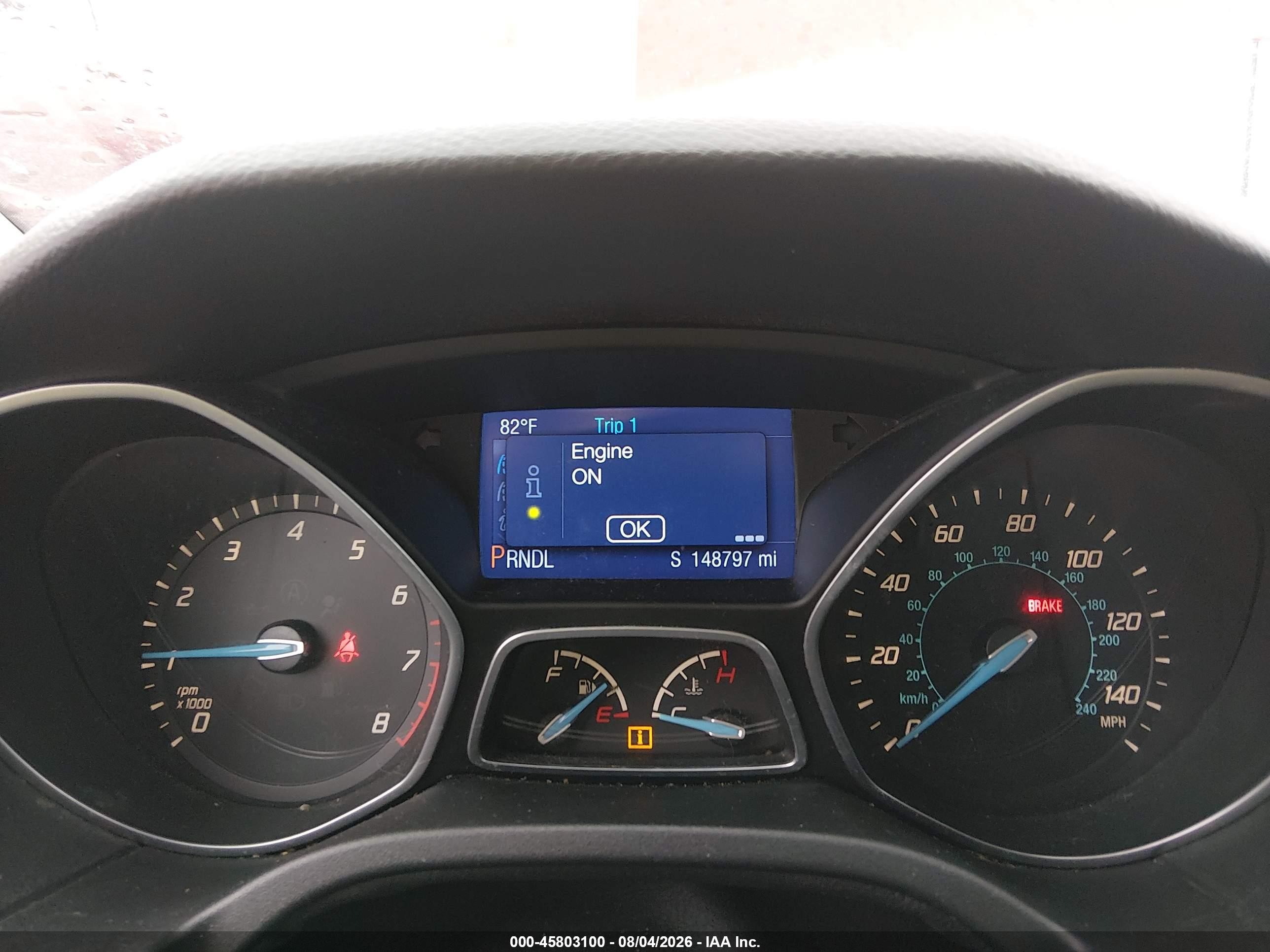 2014 Ford Focus Se Красный vin: 1FADP3F23EL255860