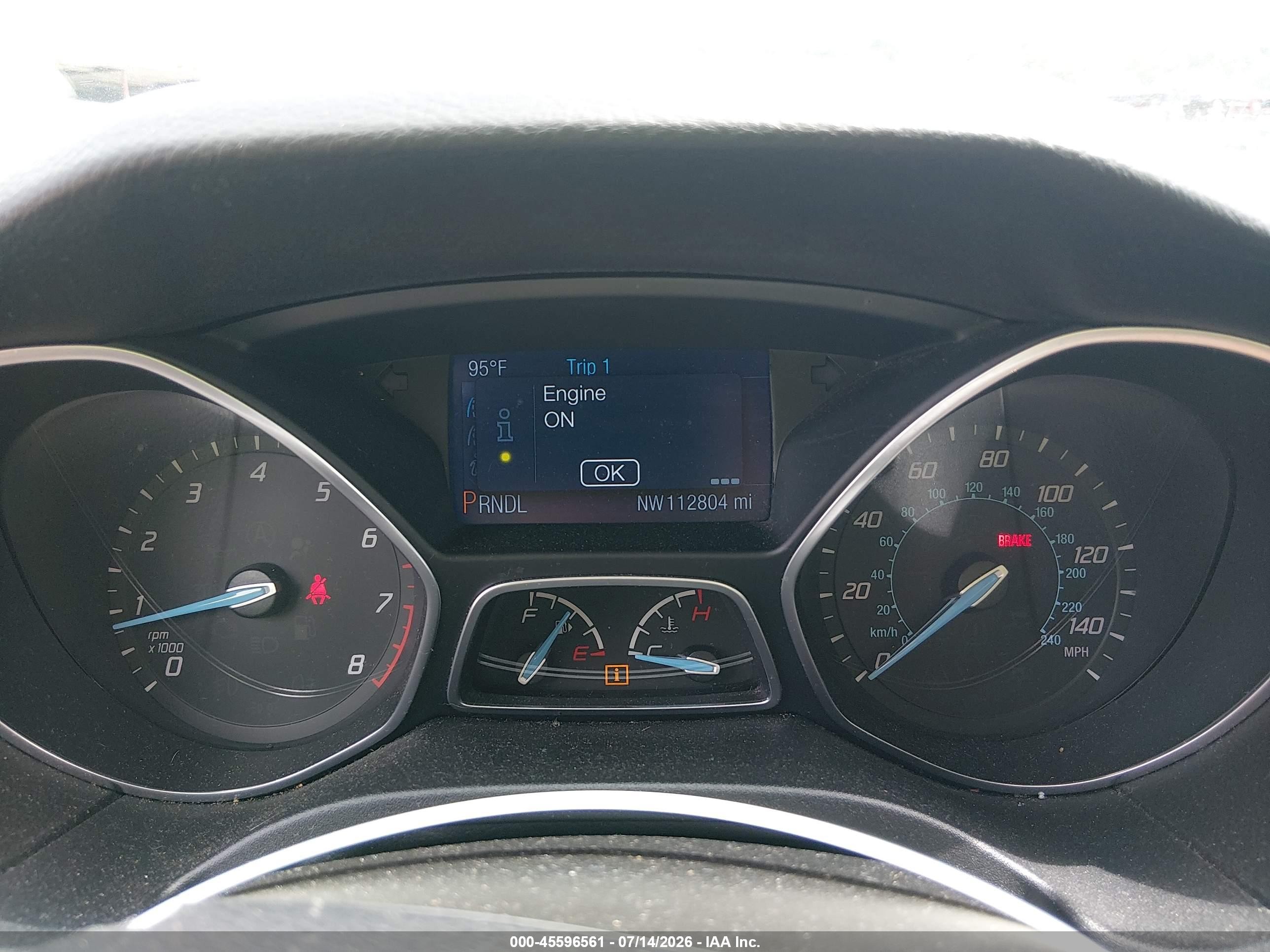 2014 Ford Focus Se Silver vin: 1FADP3F23EL257253
