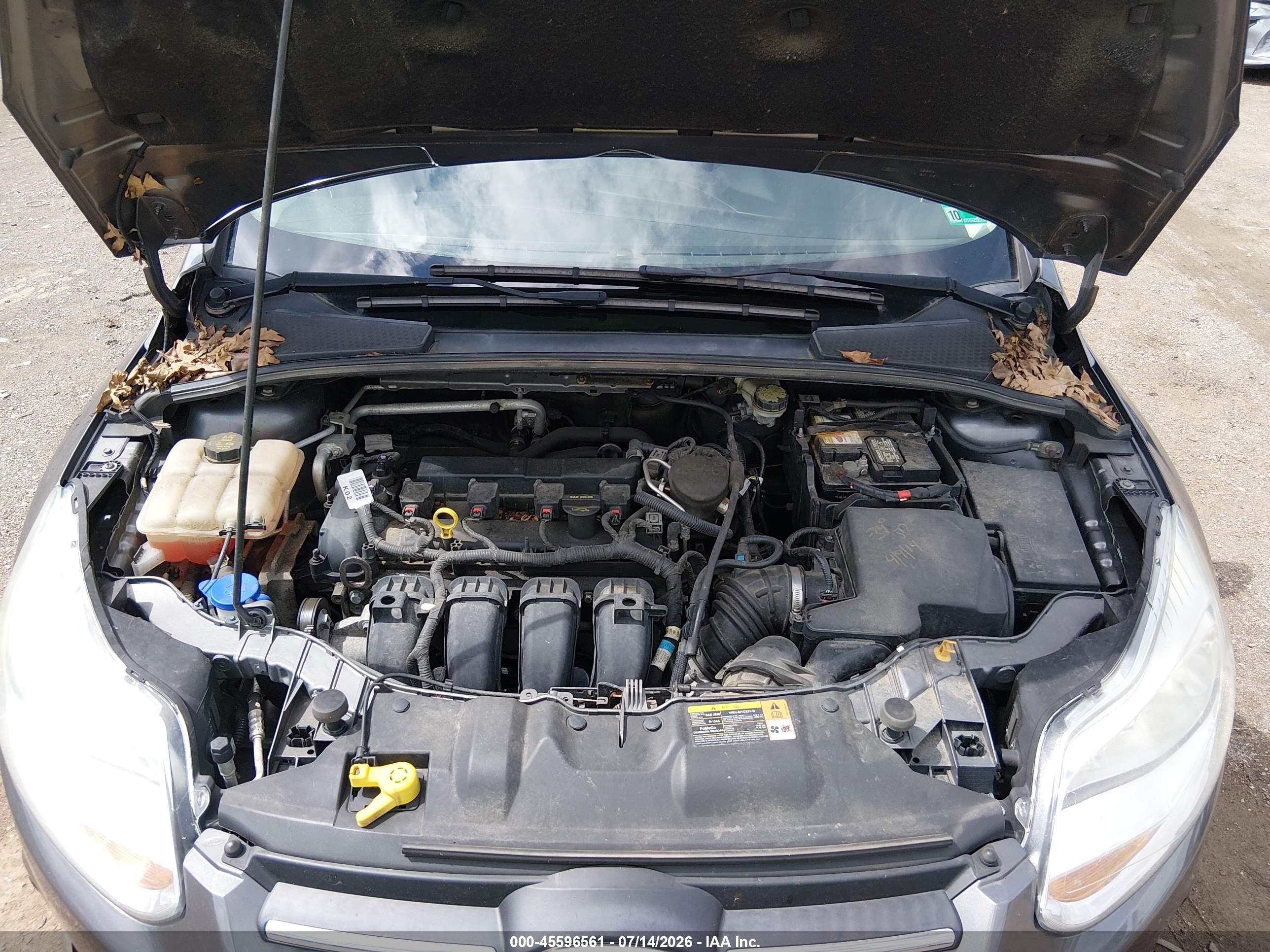 2014 Ford Focus Se Silver vin: 1FADP3F23EL257253