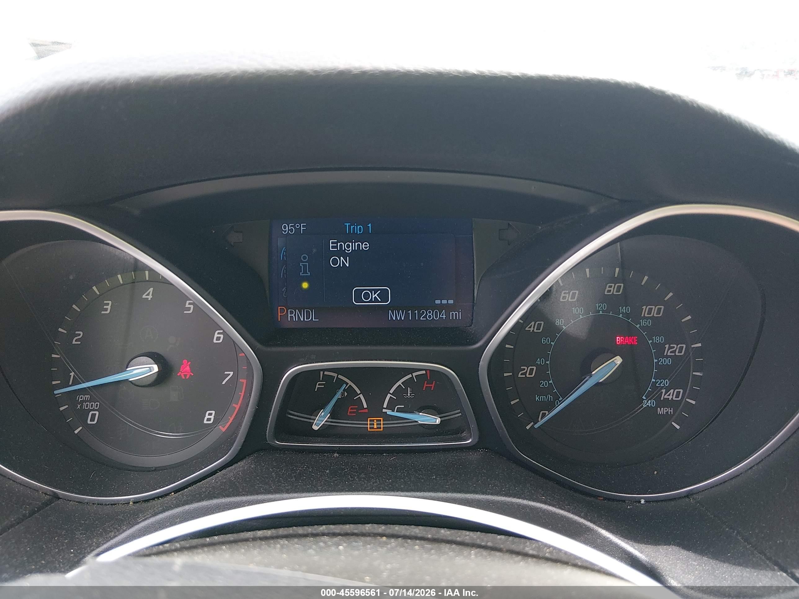 2014 Ford Focus Se Silver vin: 1FADP3F23EL257253