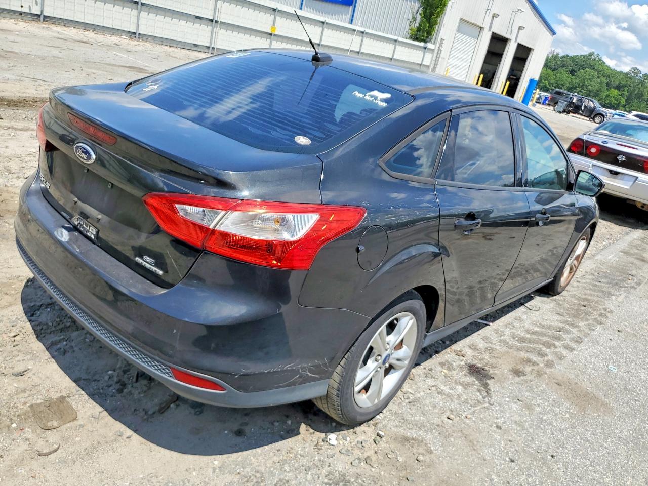 2014 Ford Focus Se Black vin: 1FADP3F23EL261111