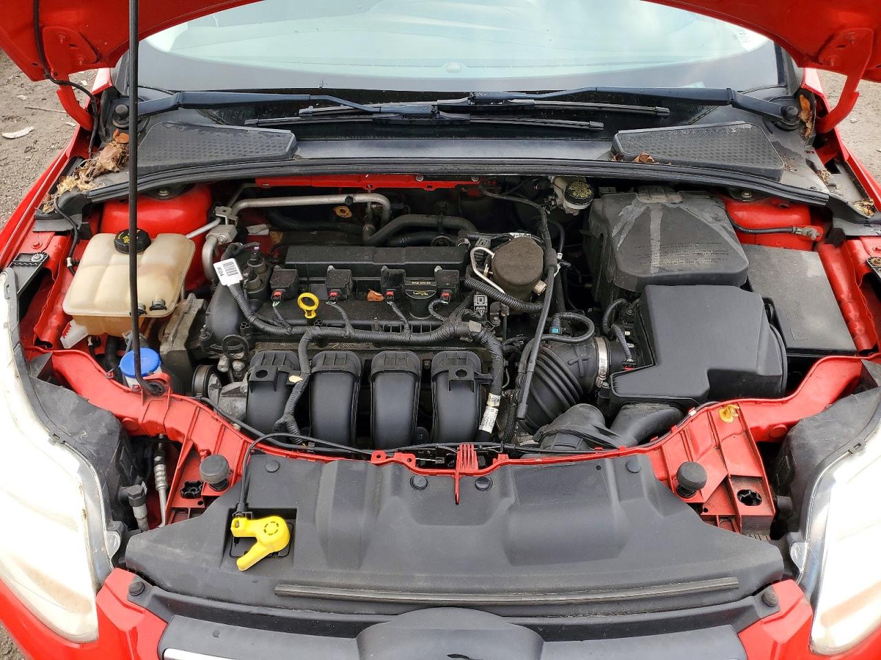 2014 Ford Focus Se Red vin: 1FADP3F23EL270004