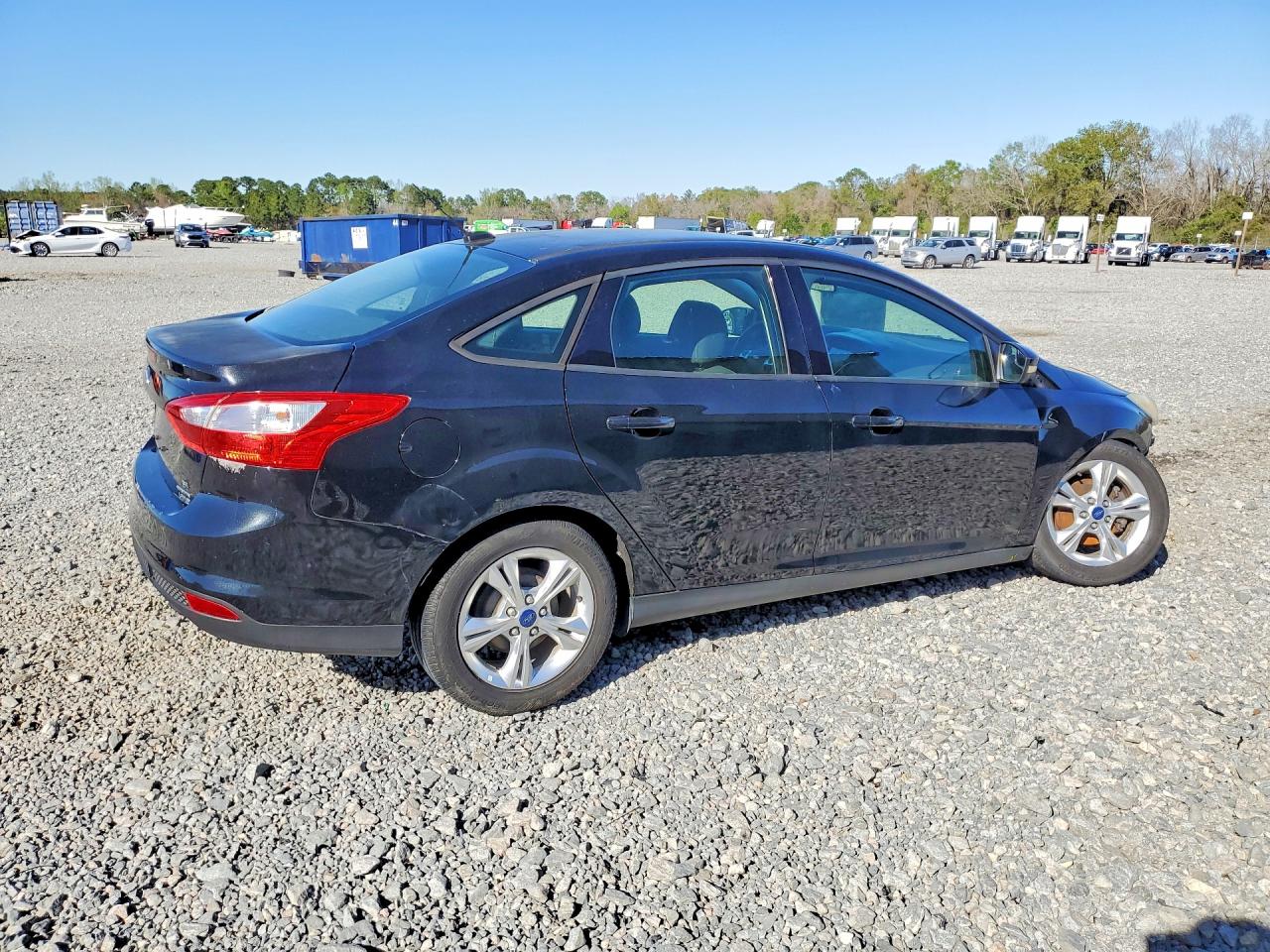 2014 Ford Focus Se Black vin: 1FADP3F23EL277759
