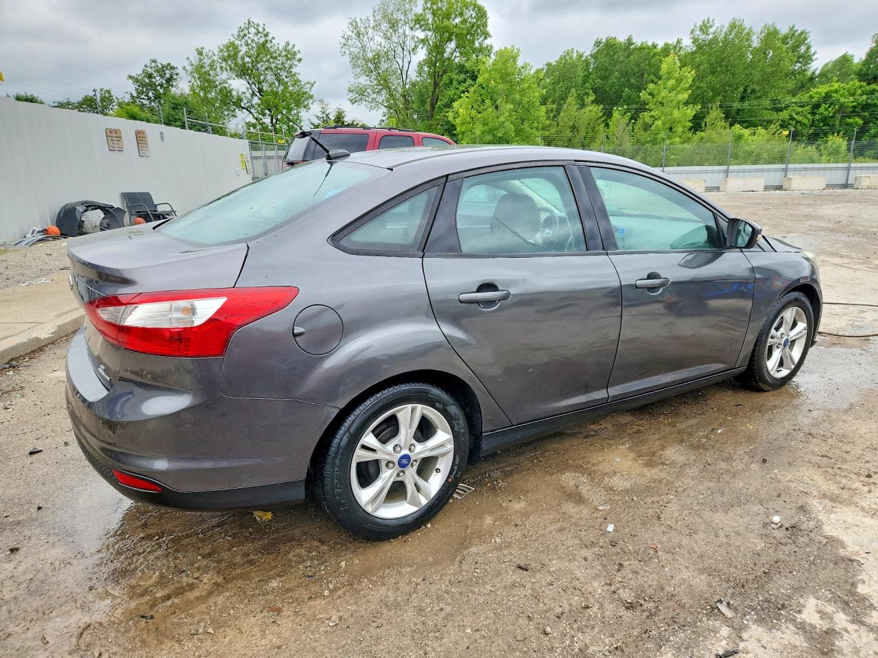 2014 Ford Focus Se Gray vin: 1FADP3F23EL285991