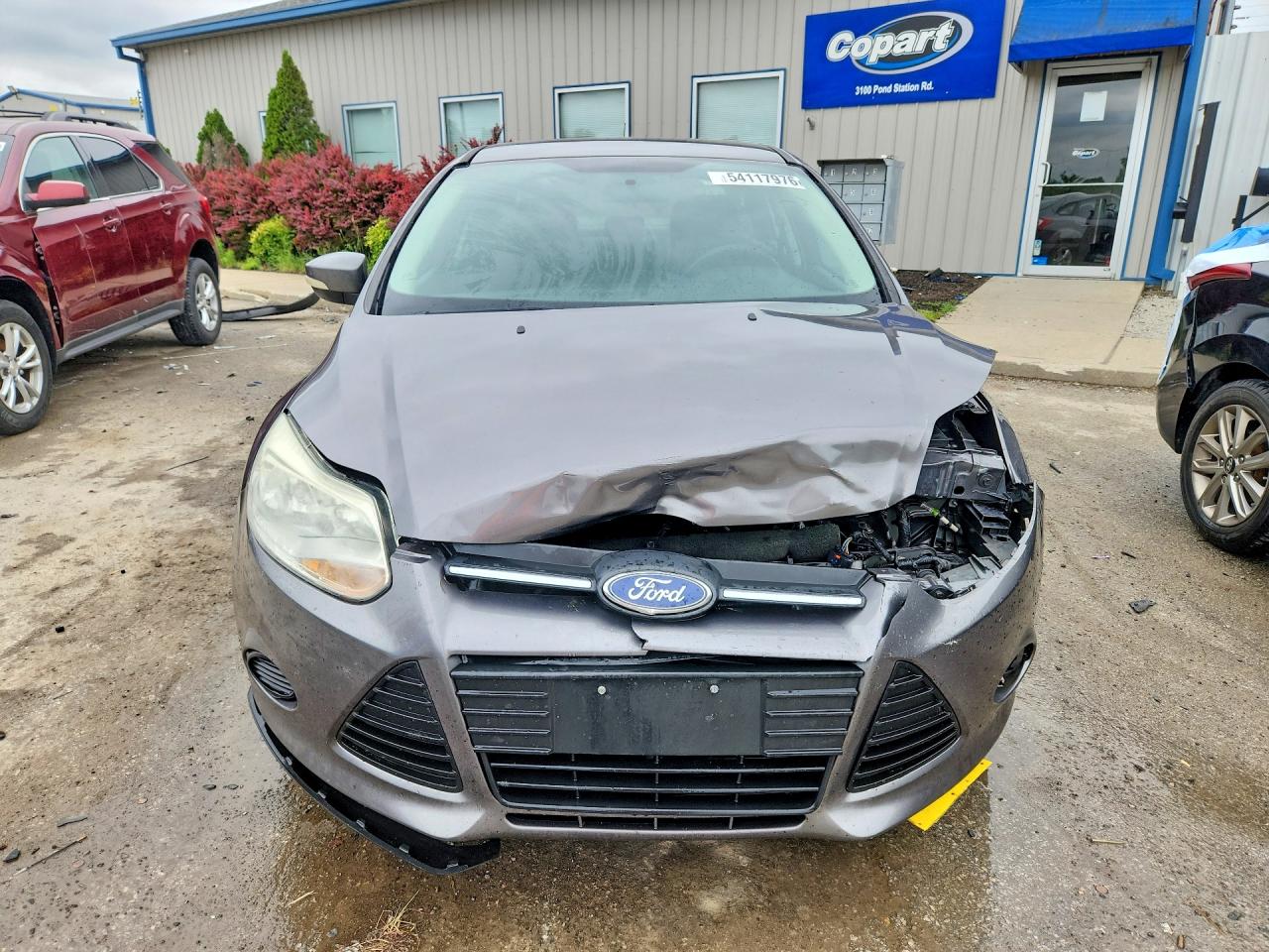 2014 Ford Focus Se Gray vin: 1FADP3F23EL285991