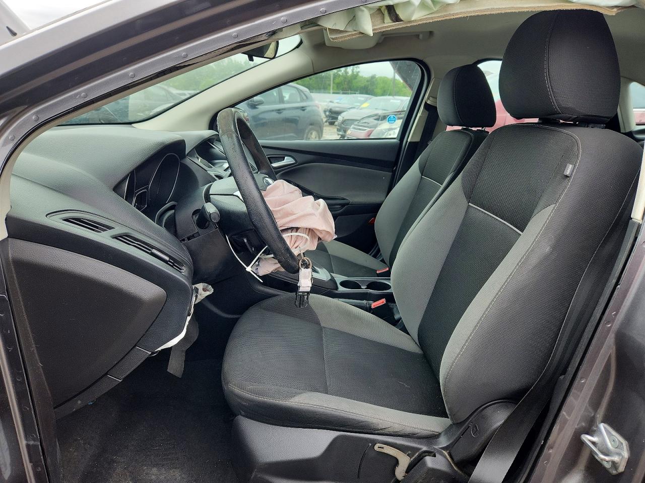 2014 Ford Focus Se Gray vin: 1FADP3F23EL285991
