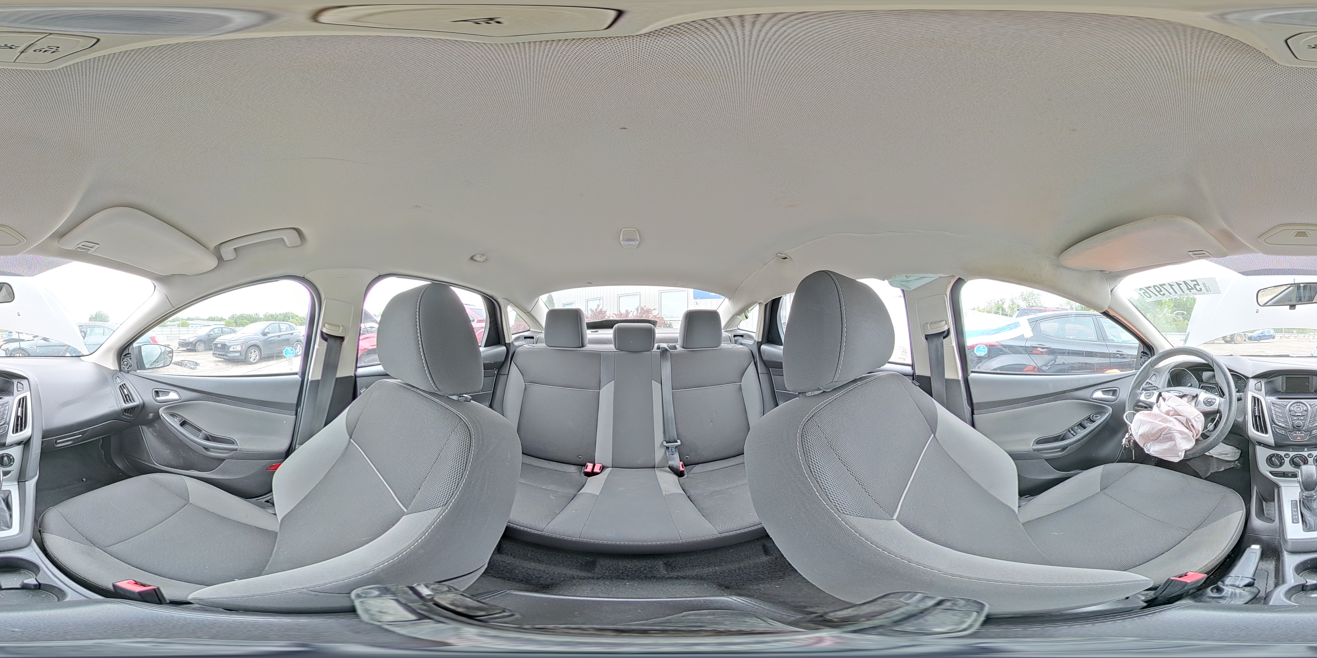 2014 Ford Focus Se Gray vin: 1FADP3F23EL285991