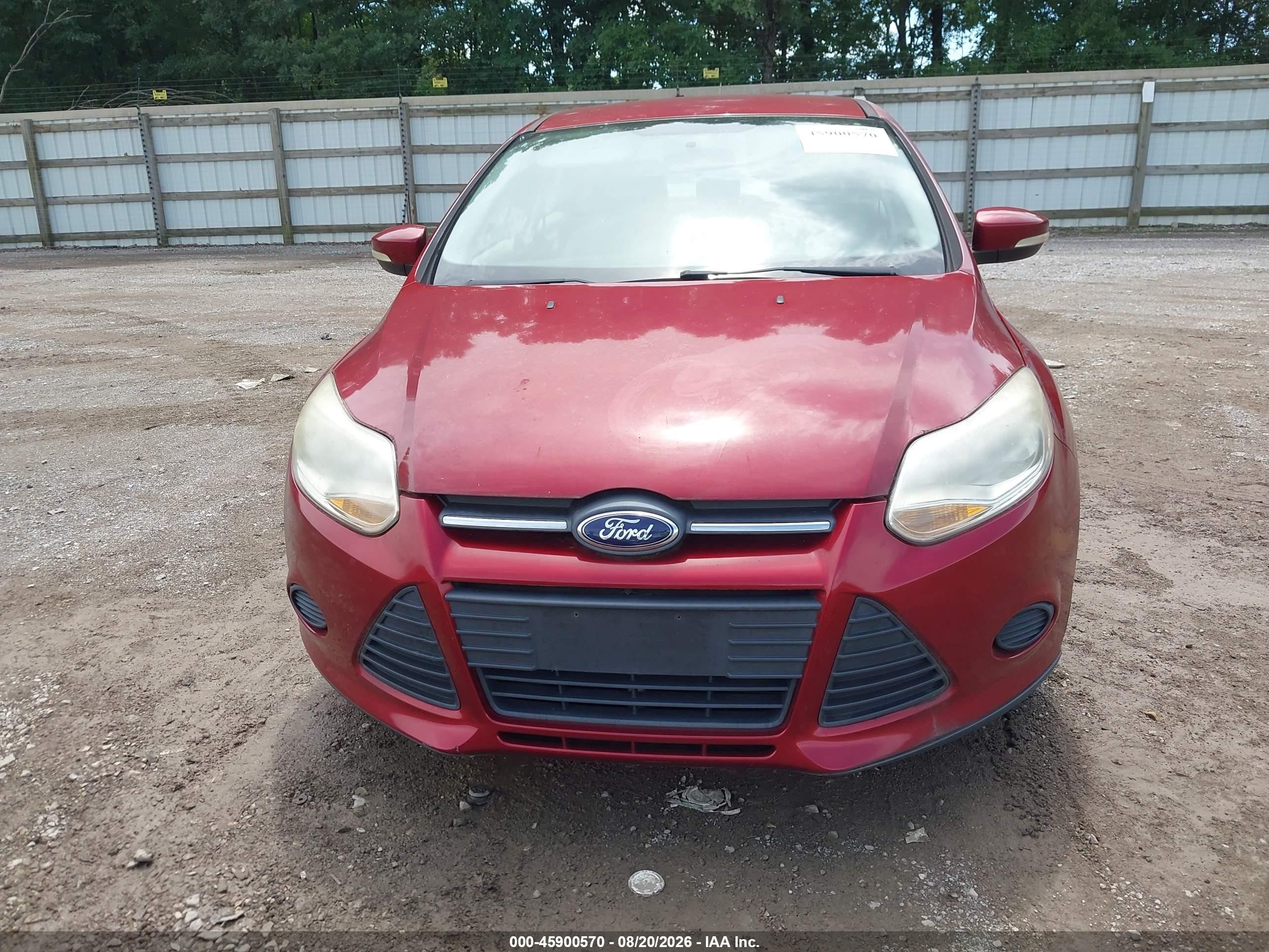 2014 Ford Focus Se Red vin: 1FADP3F23EL286266