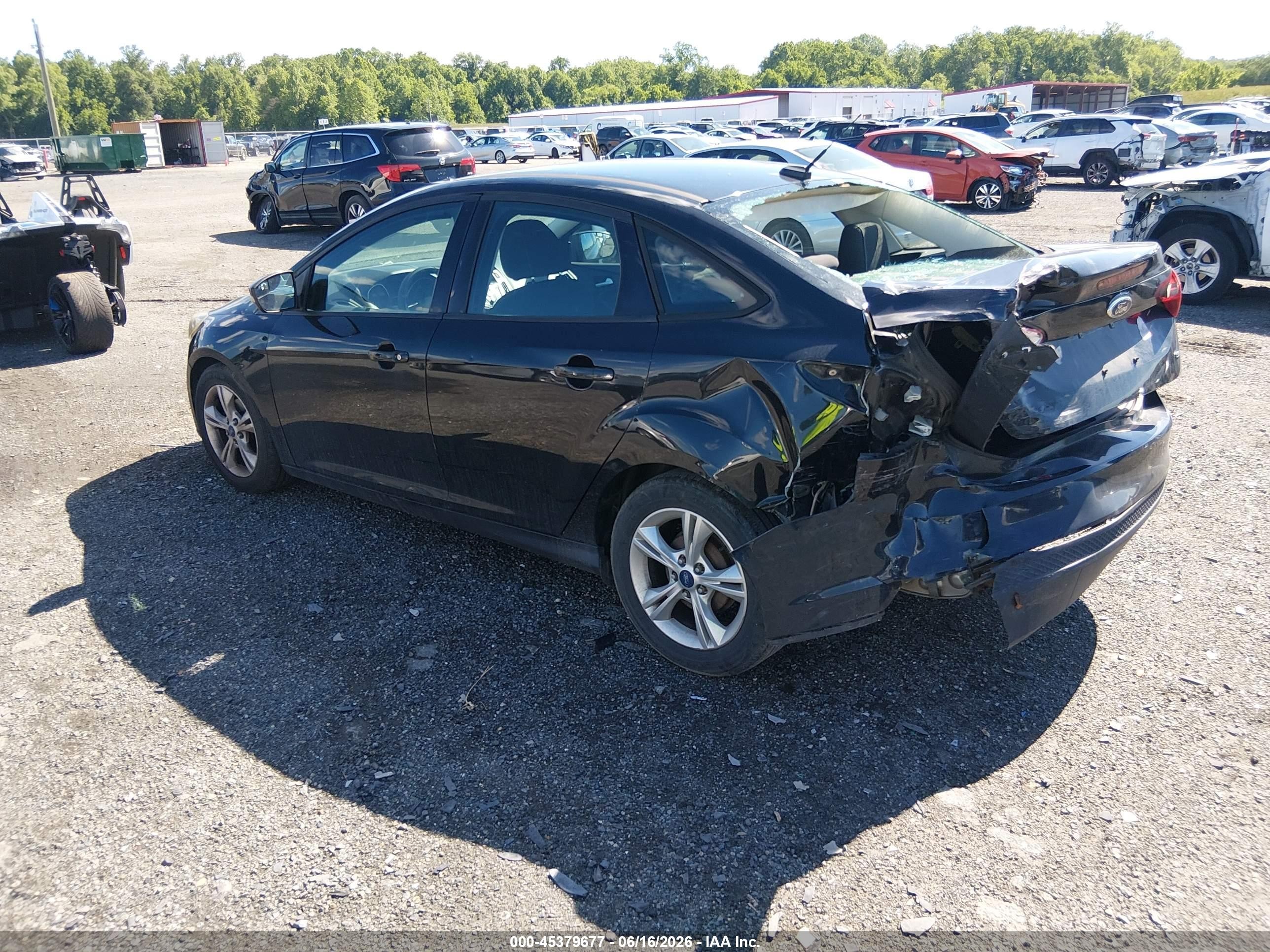 2014 Ford Focus Se Черный vin: 1FADP3F23EL309044