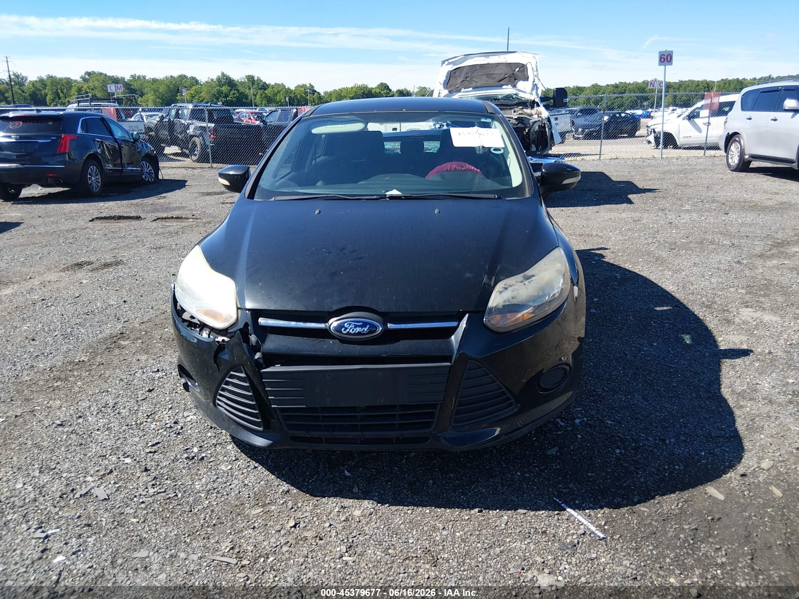 2014 Ford Focus Se Черный vin: 1FADP3F23EL309044