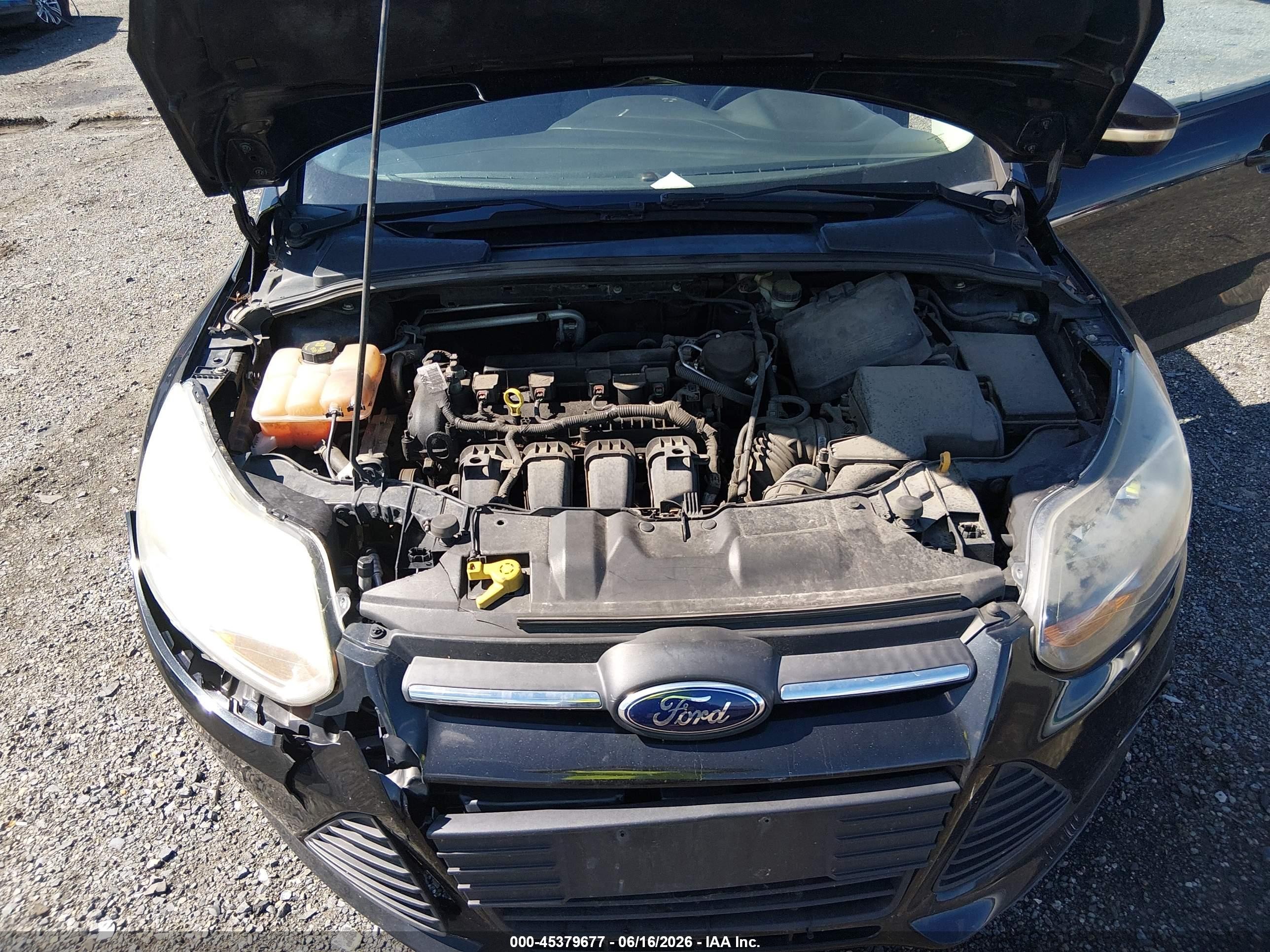 2014 Ford Focus Se Черный vin: 1FADP3F23EL309044