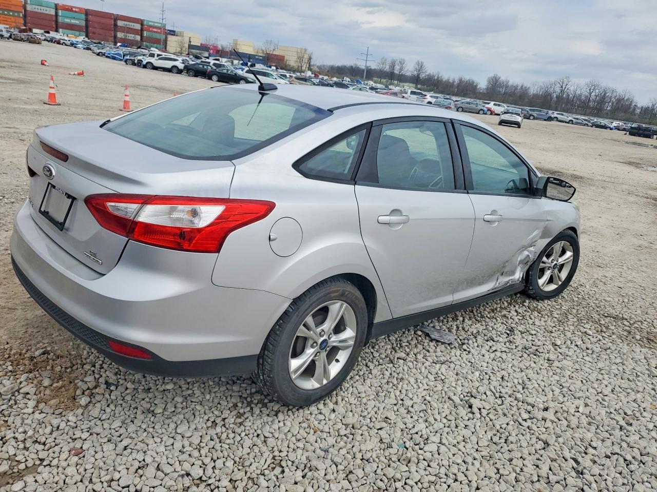2014 Ford Focus Se Silver vin: 1FADP3F23EL313188