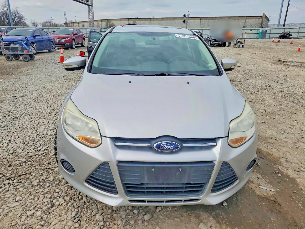 2014 Ford Focus Se Silver vin: 1FADP3F23EL313188